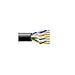 Belden 7940A 23 AWG 4 Pair Industrial CMR PO FRPVC Black Industrial Category 6 Cable (500FT)