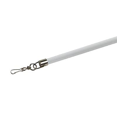 White Curtain Draw Rod (Pack of 2) (100CM)