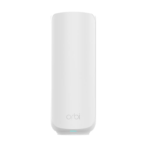 Image of NETGEAR Orbi 370 Series (RBE370) Dual-Band WiFi 7 Mesh Network Add-on Satellite - Works with RBE372, RBE373, RBE374, Security Features, 5 Gbps, Adds Coverage up to 2,000 sq. ft., BE5000