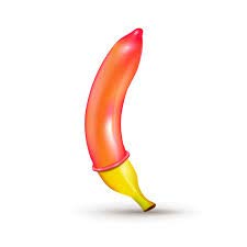 srazimart Penis Type With Female Condom-banana(Set Of 3)