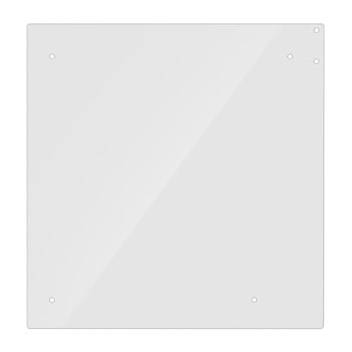 KIMISS Caja de Computadora Overlock de Acrílico Transparente con Marco Abierto, Soporte de Base DIY para Placa Base ITX + Estante de Banco de Pruebas y Juegos para Construcciones de PC + PC de Alto