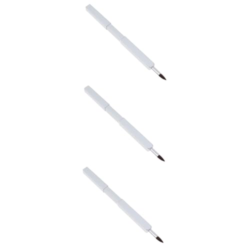 IWOWHERO 3pcs Lipstick Applicator Retractable Lip Brush Portable Makeup Brush Ideal for Daily Salon Use