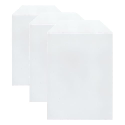 Image of Maxtek 50 Clear Stamp and Die Storage Pockets CPP Plastic Pockets, large 5.5 x 7.25 inches (Pack of 3)
