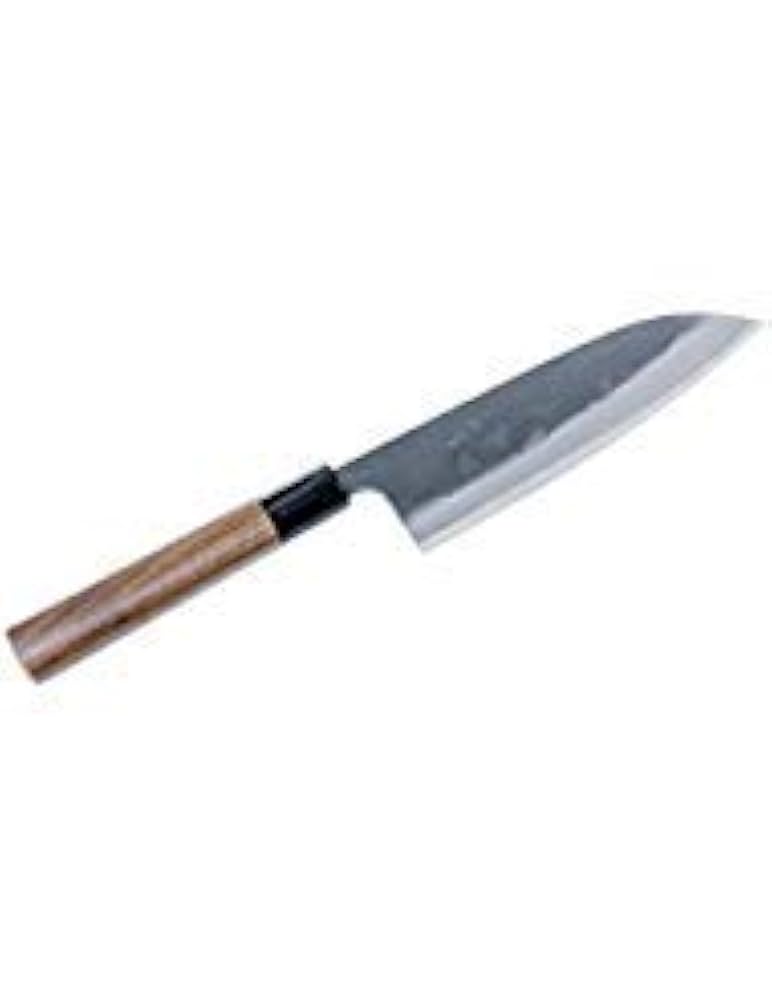 Amazon.co.jp: 三徳包丁 青紙スーパー鋼 170mm 土佐鍛造黒打