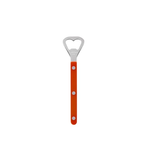 SABRE PARIS - Abrebotellas de 20 cm - Bistrot - Perfecto para abrir botellas de cerveza - Acero inoxidable y Nylon - Apto para lavavajillas - Naranja