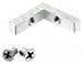 CRL Upper Corner and Screws for Fixed Glass Frame - D662WS