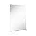 Large Simple Rectangular Streamlined 1 Inch Beveled Wall Mirror | Premium Silver Backed Rectangle Mirrored Glass Panel Vanity, Bedroom, or Bathroom Hangs Horizontal & Vertical Frameless (30"W x 40"H)