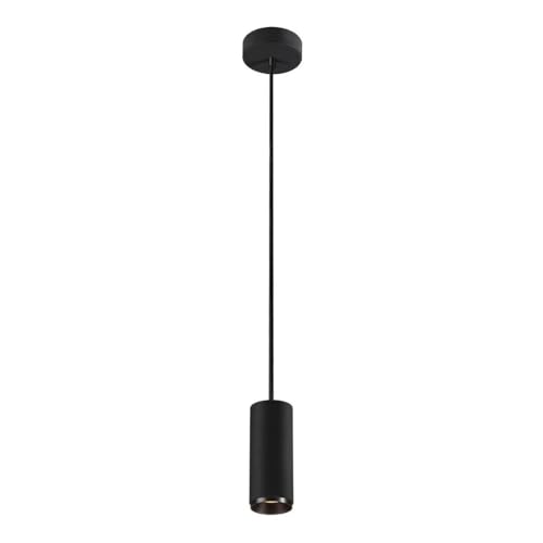 SLV luminaria de suspensión NUMINOS® PD PHASE S/Lámpara de salón, iluminación de interior, luminaria colgante de comedor, led, luminaria de techo / 3000 K 10,42 W 1020 lm negro regulable 24 grados