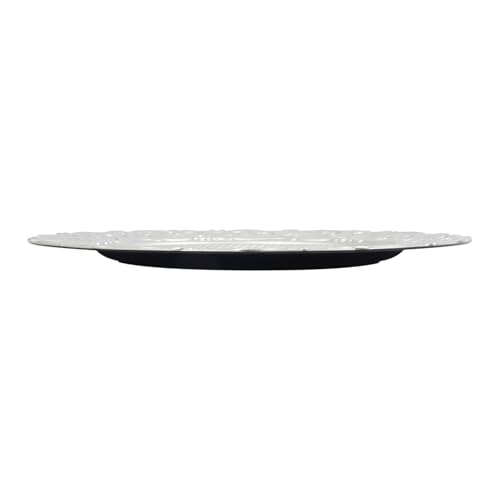 Juego de 150 platos redondos plateados, 12.99 in miniatura 6