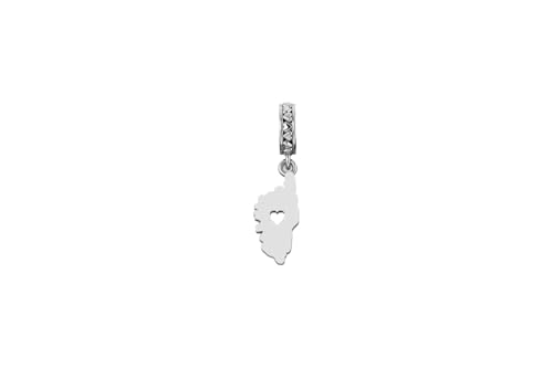 Abalorio de plata esterlina 925 de la Isla de Córcega para pulseras de cadena de serpiente