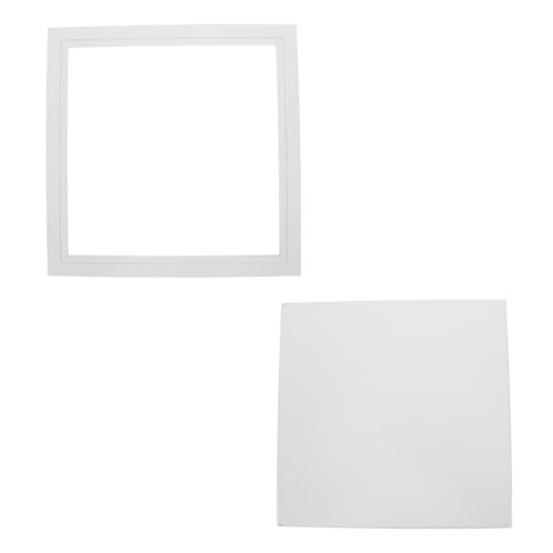 Sosoport Panneau d'Accès en Alliage d'Aluminium 275 X 275 CM pour Cloisons Sèches Trappe d'Accès Amovible pour Plomberie et Climatisation Revêtement Mural Ventilé Installation Facile