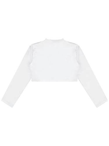 Girls' Long Sleeves Bolero Coat Wedding Pageant Shrug Cardigans Jacket Cover Up Party Dress Cape3
