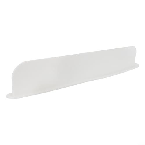 Pumixiy Protector de salpicaduras de silicona para fregadero de cocina, tablero deflector de agua, apto para lavavajillas, fácil de limpiar (blanco)