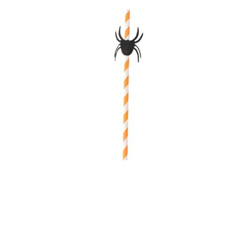 Set de 50 Pitillos de Papel para Fiesta Halloween miniatura 1