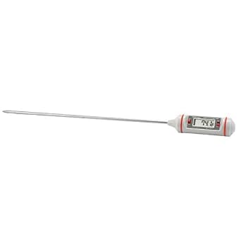 Traceable Digital Pocket Thermometer with Calibration, 302F; 8 Long-Stem