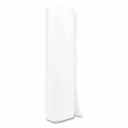 Image of Inteplast S334011N 33 Gallon Capacity, 40 inch Length x 33 inch Width x 11 Micron Thickness, Natural Color, High-Density Commercial Coreless Roll Can Liner (Case of 20 Roll, 25 Bags per Roll)