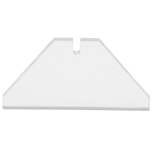 ELAYARD Soporte Acrílico Transparente para Cuchillos Ranuras Antideslizantes Expositor de Mesa Vertical para Cuchillos de Cocina y Colección Base Compacta para Almacenamiento Seguro y
