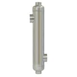 Brazetek 300 kBTU Swimming Pool Heat Exchanger / 316L Stainless Steel for use with Outdoor Wood Boil