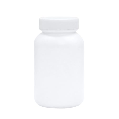 Image of PATCO - 100ml White HDPE Empty Bottle For Capsules & Tablets - For Ayurvedic Powder Storage Bottle /Air Tight (Pack of 100)
