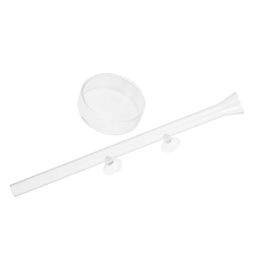 GRIRIW Automatic Feeder for Aquarium Betta Fish Feeder Sinking Column Shrimp Feeding Dish