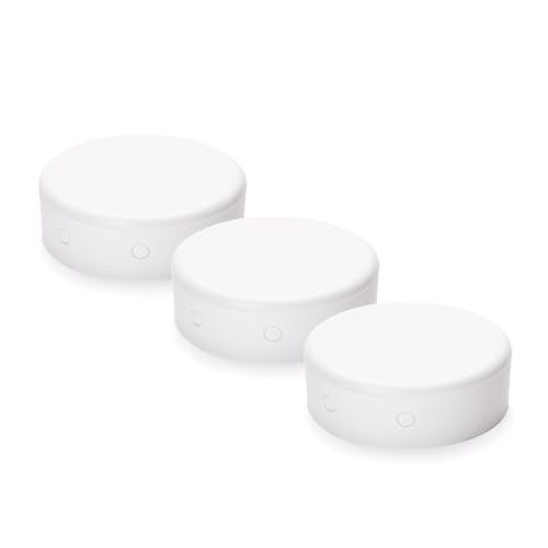 ORION LIGHTSTYLE Verteilerdose PVC Baldachin Deckendose Rosette Abzweigdose Abdeckung weiß 3 Stück rund 70mm
