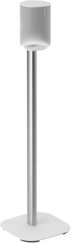 Pie de altavoces Vogel's SFS 4113 con pasacables interno blanco
