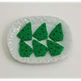 1:12 Dollhouse Scale Christmas Tree Sugar Cookies Dessert Dollhouse Miniature Doll Food Fairy Garden Dinner Lunch Meal Dessert