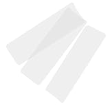 TOVINANNA 3 Stück Transparentes Balayage Strähnchenpaddel Großes Wiederverwendbares Haarfärbe Board für Präzise Highlights im Salon und Zuhause