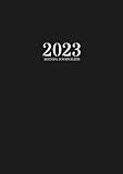 Agenda 2023: A4 Grand Agenda XXL , 2 Pages par Jour - Janvier 2023 à Décembre 2023 ,Planificateur de Bureau Journalier
