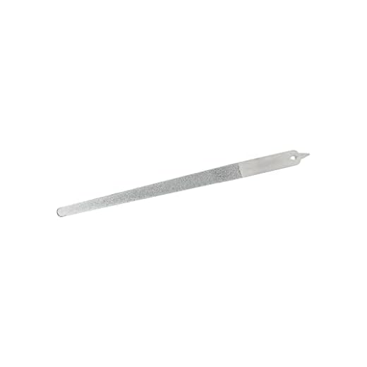FORTUNE 8 Diamond Dust Nail File - Stainless Steel Nail Dresser - 9 Inch
