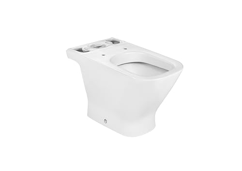 Roca,The Gap,SQUARE - Taza con salida horizontal para inodoro de tanque bajo,Blanco,365mm x 650mm x 790mm,A342477000