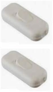 Faeg Coppia interruttori passafilo 250v bianchi