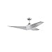 Craftmade FRE56BNK3 Freestyle Modern Mission 56" Ceiling Fan with 22 Watts LED Light Kit and Remote Control, 3 ABS Blades, Brushed Polished Nickel
