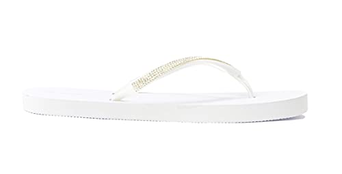 Image of REDVOLUTION Women's Rhinestone Sandals Soft Platform Footbed Midsole Fashion Flip Flop
