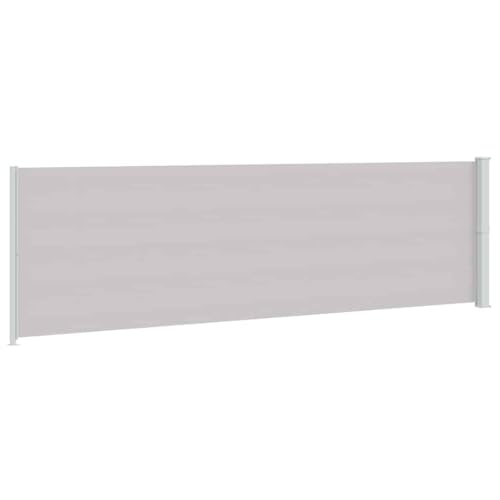 Paravent rétractable double 180 x 600 cm en toile robuste résistante météo - 6