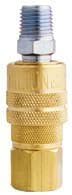 Milton M-Style Coupler & Plug Combo - 1/4 NPT 2-Pc. Set, Model# S-711 by Milton