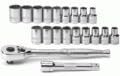 Allen Socket Set ½" drive tools 20Pc Inch/Metric 66636