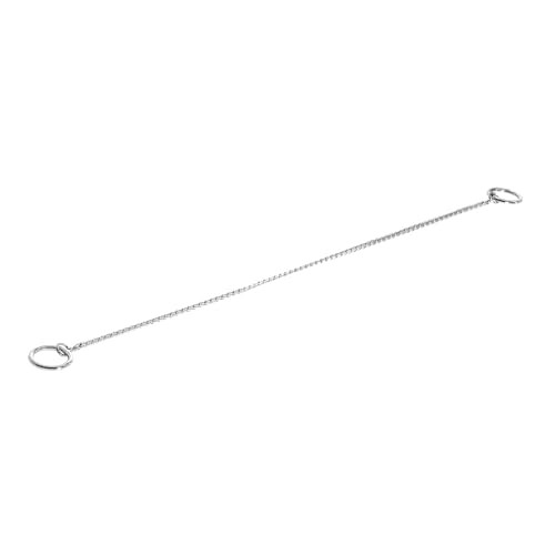 Collier pour chien gros gabarit Record chaîne serpentine 65cm laiton chromé anneau soudé