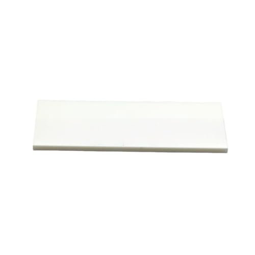 WOHATOO Alumina Ceramic Sheet, Non-Porous Ceramic Insulation Flat Plate for Electrical and Industrial 1 Piece(15X55X1mm)