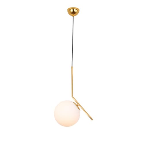Lustre moderne en fer forgé haut de gamme avec boules en verre chic