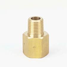 1/8" Brass BSP Adapter 1/8" Female x 1/8" Male Thread Pipe Fitting BRASS Fuel/AIR/Water/Oil/Gas 5pcs
