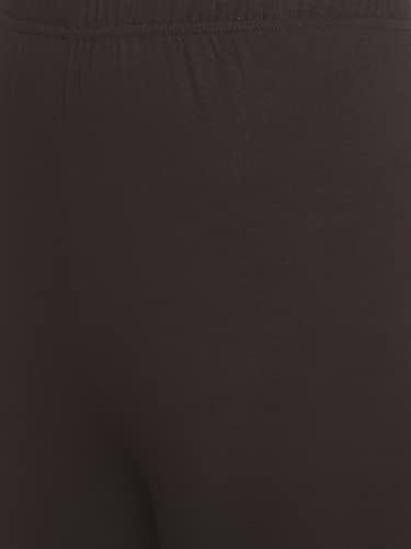 Image of OUTFLITS Women's Knee-Length Cotton Spandex Essential Capri Stretchy Leggings |Small - 2XL Adult |Yoga Leggings, Workout, Gym, Running 3 /4th Leggings for Women(OFLLC)