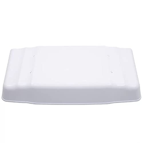Cubierta Protectora para Aire Acondicionado (PVC de 3 mm) para Unidades Exteriores, Carcasa rígida de plástico, toldo Impermeable, Resistente al Polvo y a la Nieve, con Alambre de Acero Fijo