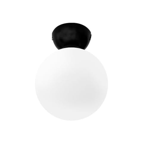 ValueLights Orbital Matt Black Ceiling Light Cover