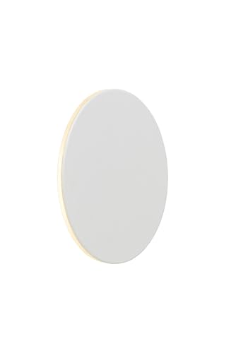 Lucide Eklyps Led – Lampada Da Parete – Ø 15 Cm – Led – 1 X 6 W 3000 K – Bianco, Alluminio, Bianco, Integriert, 6 Wattsw, 230 Voltsv