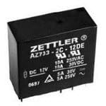 OEM American Zettler AZ733-2C-24DE, DPDT Mini Power Relay 24VDC DPDT (25 Items)