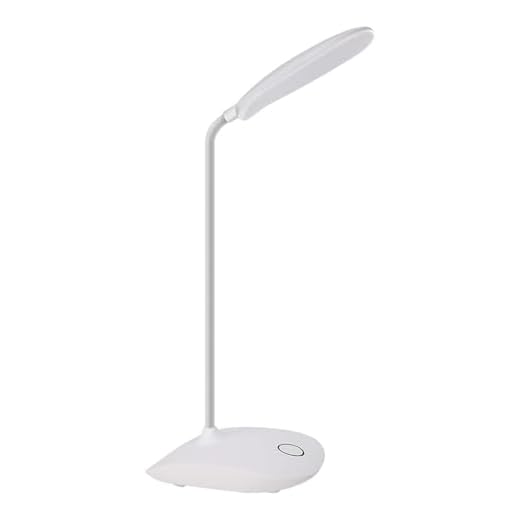 DEEPLITE LED Desk Lamp with Flexible Gooseneck 3 Level Brightness, Battery Operated Table Lamp 5W Touch Control, Compact Portable lamp for Dorm Study Office Bedroom, Eye-Caring and Energy Saving