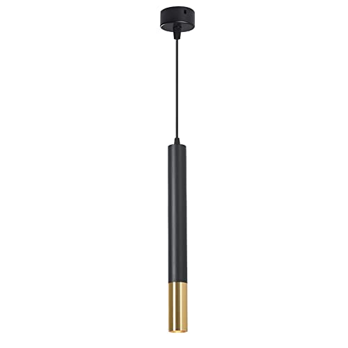Luminaire suspendu cylindrique en aluminium spot LED raffiné pour bar