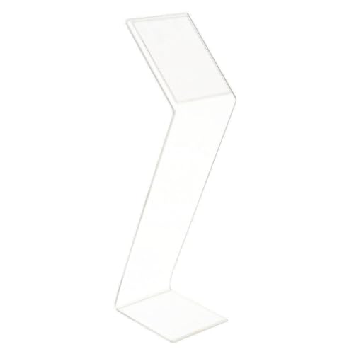 Danieli Store - Atril de Metacrilato Transparente con Bolsillo para Comunicaciones A4 - Expositor de Atril de Suelo Porta Menu - Atril de Interior