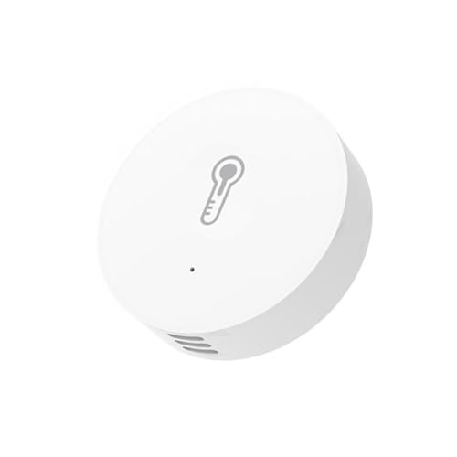 Haozee Zigbee Temperatur- und Feuchtigkeitssensor, ZigBee Hub erforderlich, für Fernüberwachung und Heimautomatisierung, Kompatibel mit Home Assistant Zigbee2mqtt